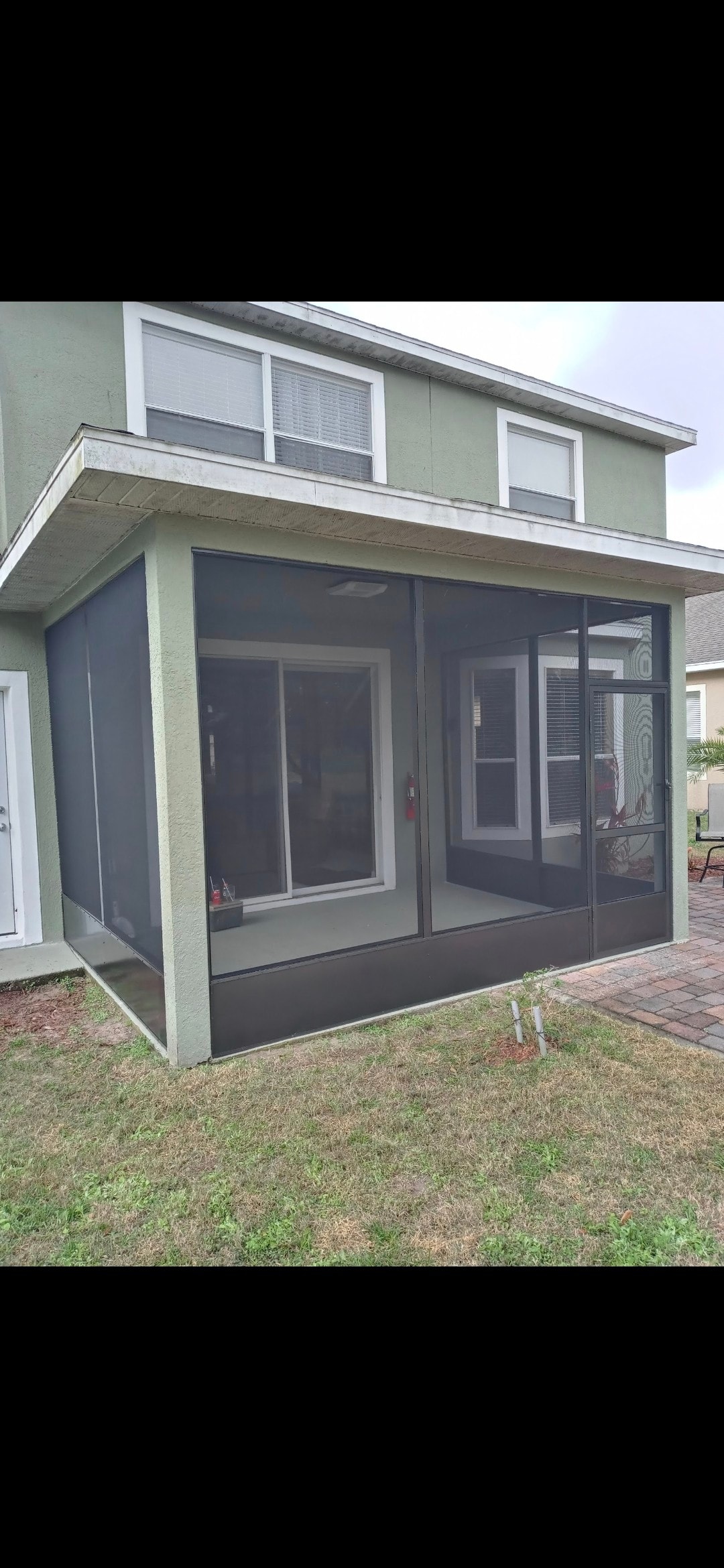 Screen enclosure installation project